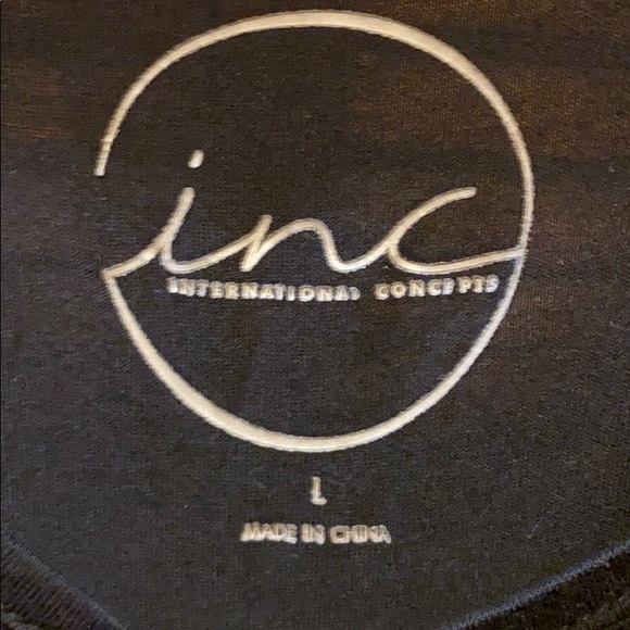 Beautiful INC sequined black top worn 1X - Picture 2 of 12